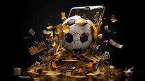 Pengguna menikmati taruhan sepak bola Liga 1 Indonesia di Jakarta